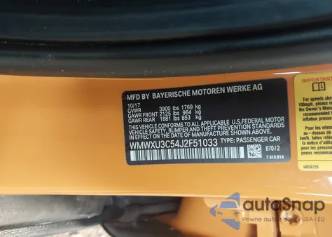 WMWXU3C54J2F51033